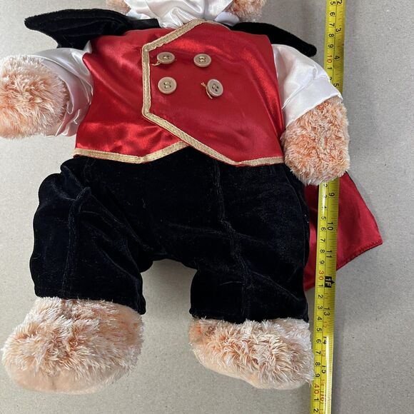 Build-A-Bear Workshop Vampire Teddy Bear Plush Halloween Dracula Costume Toy - Picture 5 of 11